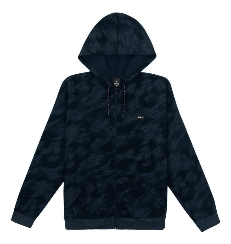 Campera Canguro Casual De Algodón Con Capucha Fico Mvd Sport