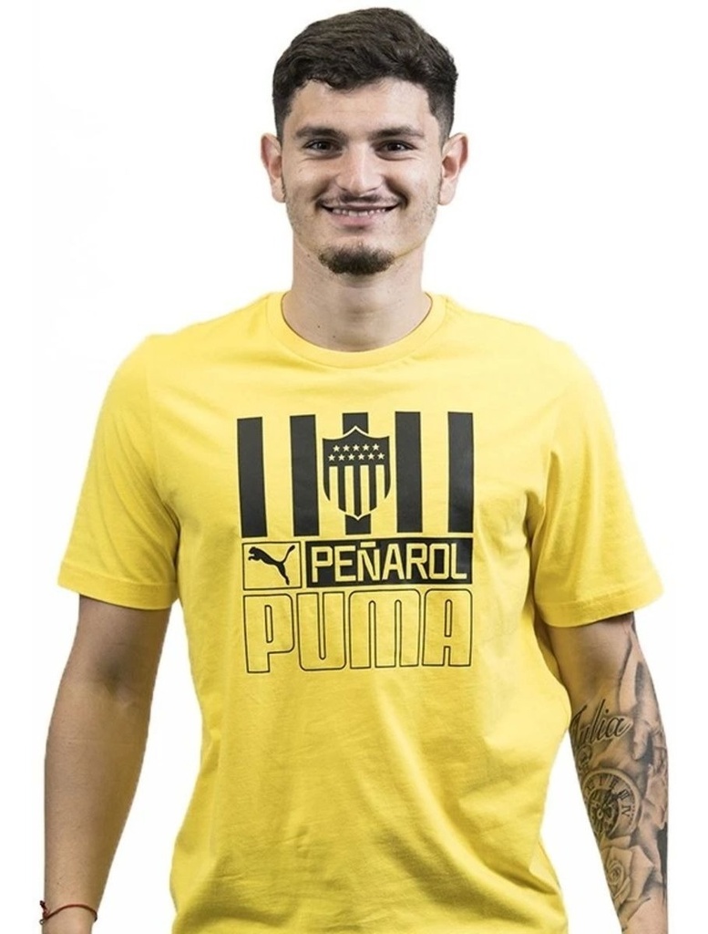 Remera Puma Peñarol Ftbl Core Mvd Sport