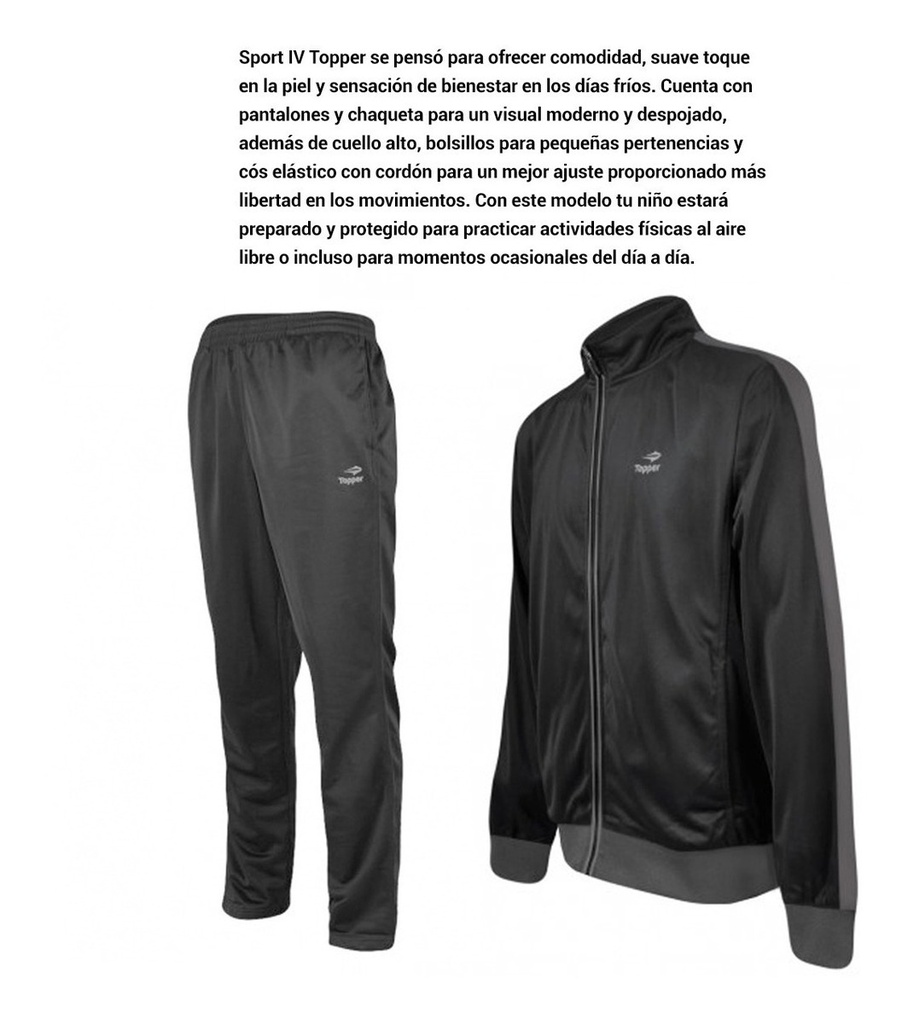 Conjunto Topper Training Sport Niño