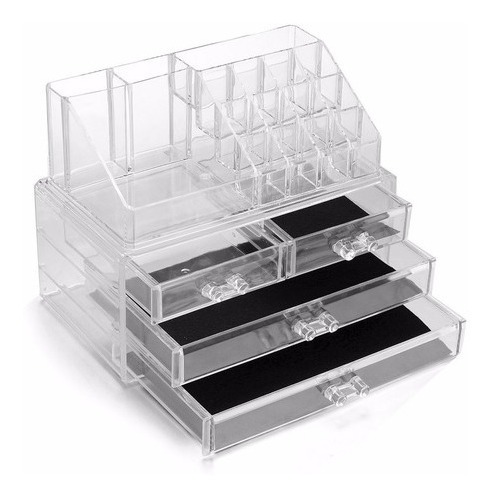 Exhibidor de Cosmetica con 4 Cajones Meditian