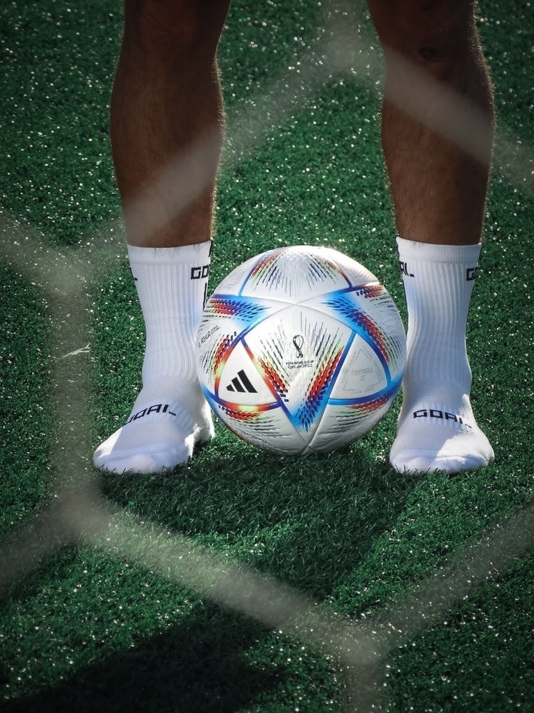 Medias Deportivas Anti Deslizantes Goal De Fútbol Mvd Sport