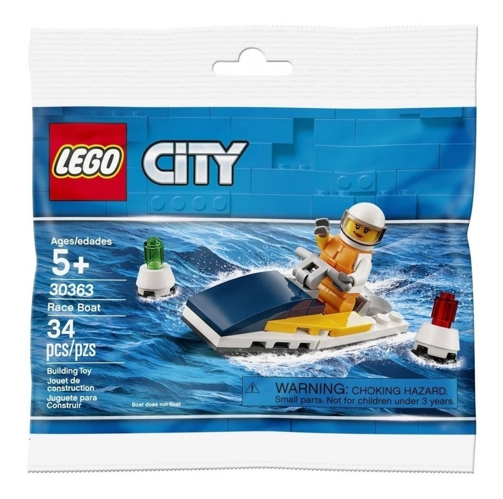 Bloques Lego Builder Bags Fire Resuce Water Scooter