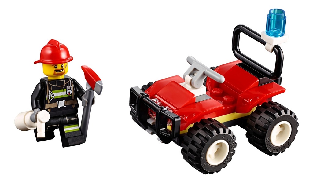 Bloques Lego Builder Bags Fire Resuce Water Scooter