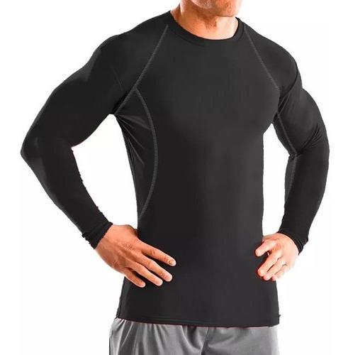 Camiseta De Hombre Térmica Manga Larga Para Fútbol