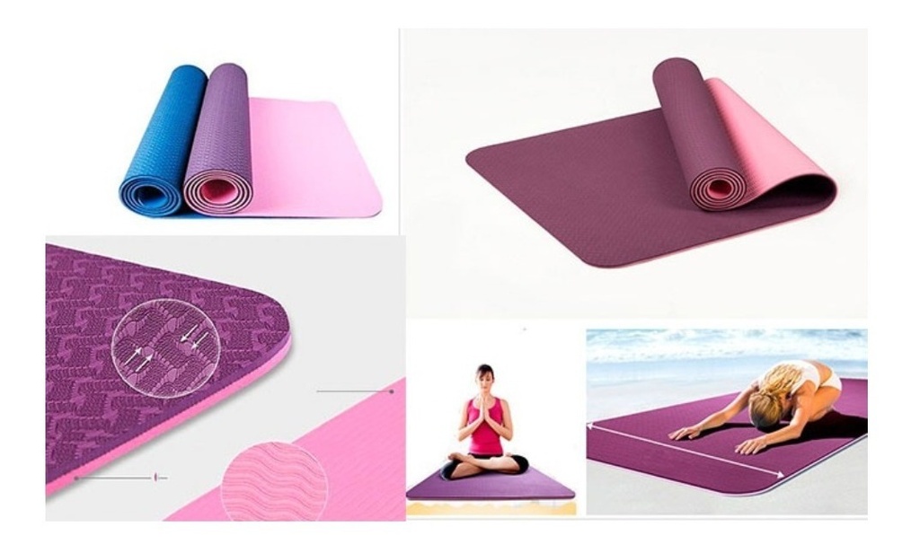 Colchoneta Yoga Tpe 180X80X6Mm
