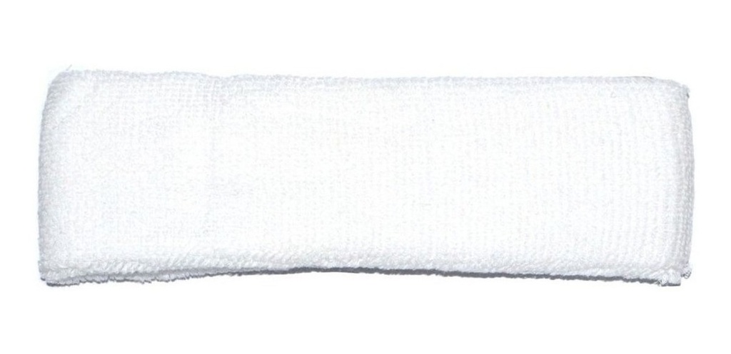 Vincha De Tela Esponja Knex Blanco