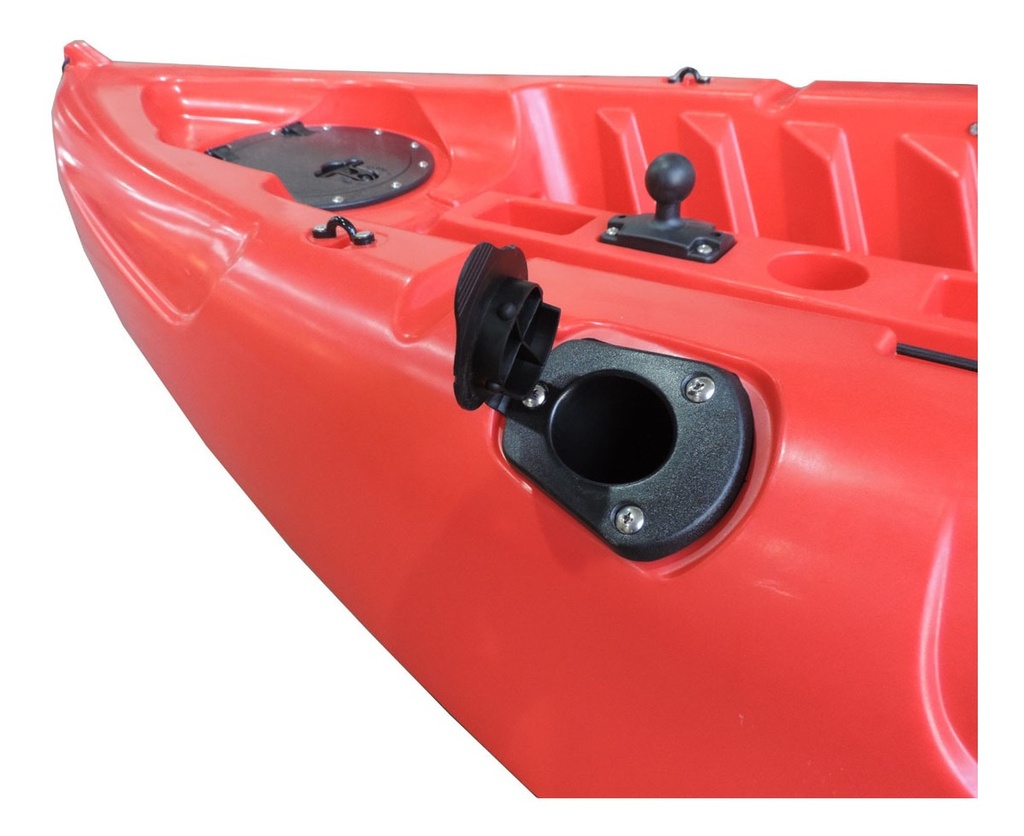 Bote Kayak Auge 2,70 Mts Asiento Leash Remo Y Porta Cañas