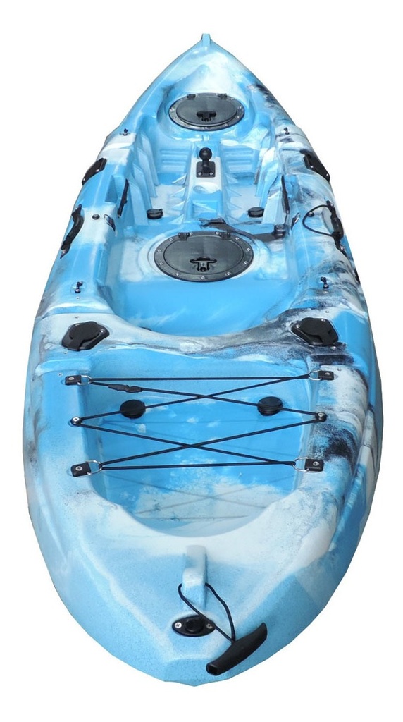 Bote Kayak Auge 2,70 Mts Asiento Leash Remo Y Porta Cañas
