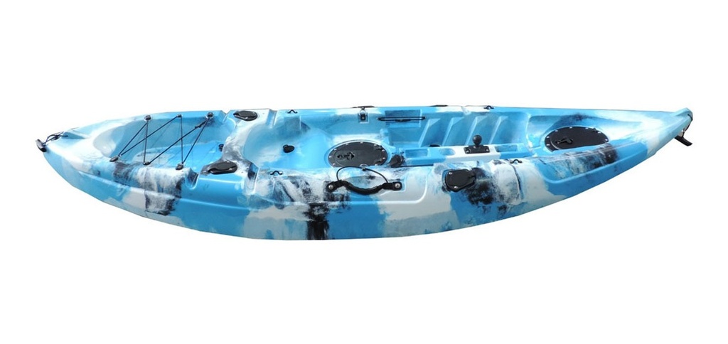 Bote Kayak Auge 2,70 Mts Asiento Leash Remo Y Porta Cañas