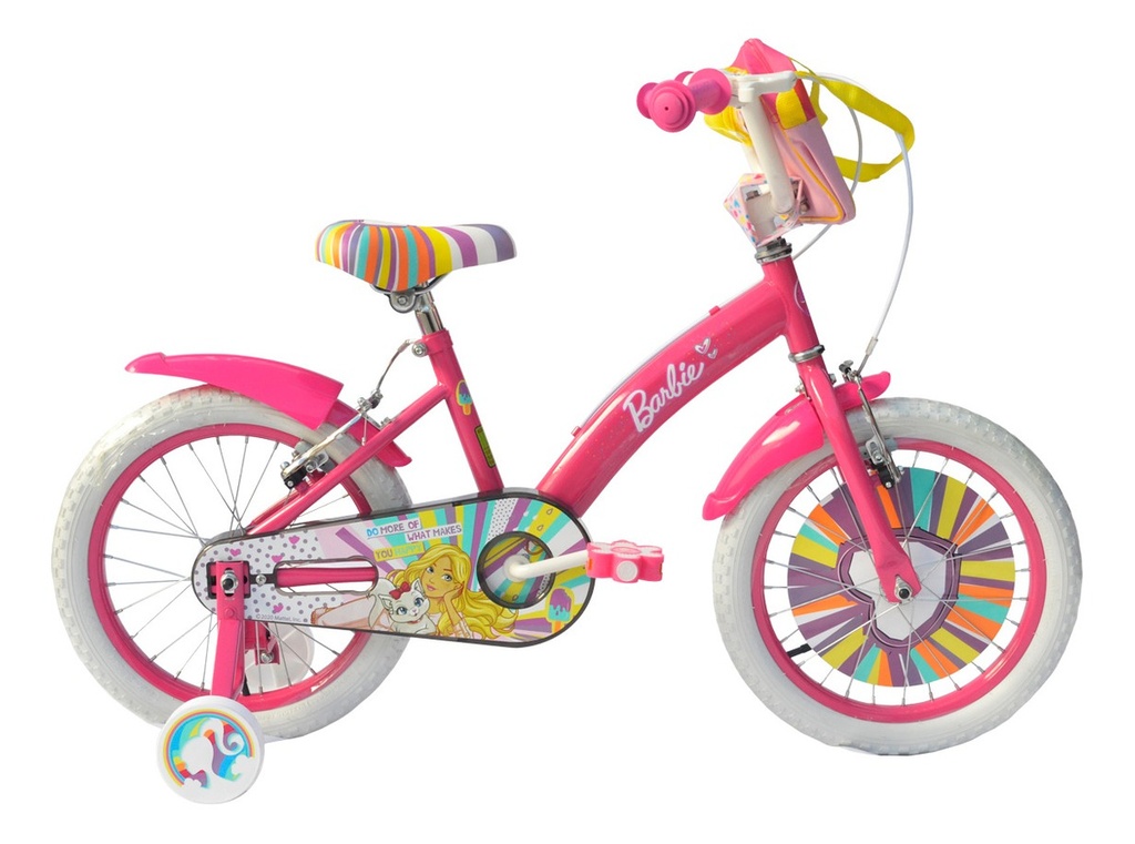 Bicicleta Trinx Barbie R16 Con Ruedas Entrenamiento Niñas