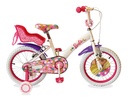 Bicicleta Trinx Barbie R16 Con Ruedas Entrenamiento Niñas