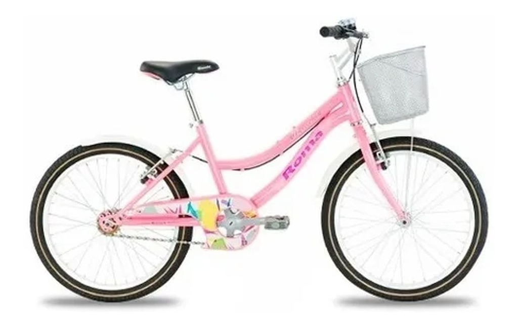 Bicicleta Infantil Rodado 20 Con Canasto Roma Classic