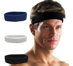 [140NG] Vincha De Tela Esponja Knex Negro