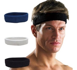 [140BL] Vincha De Tela Esponja Knex Blanco