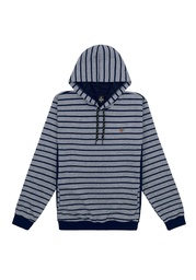 Buzo C/Capucha Rayado Fico
