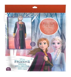 [BY6904] Disfraz Vestido Infantil Disney Frozen 2 Original Anna